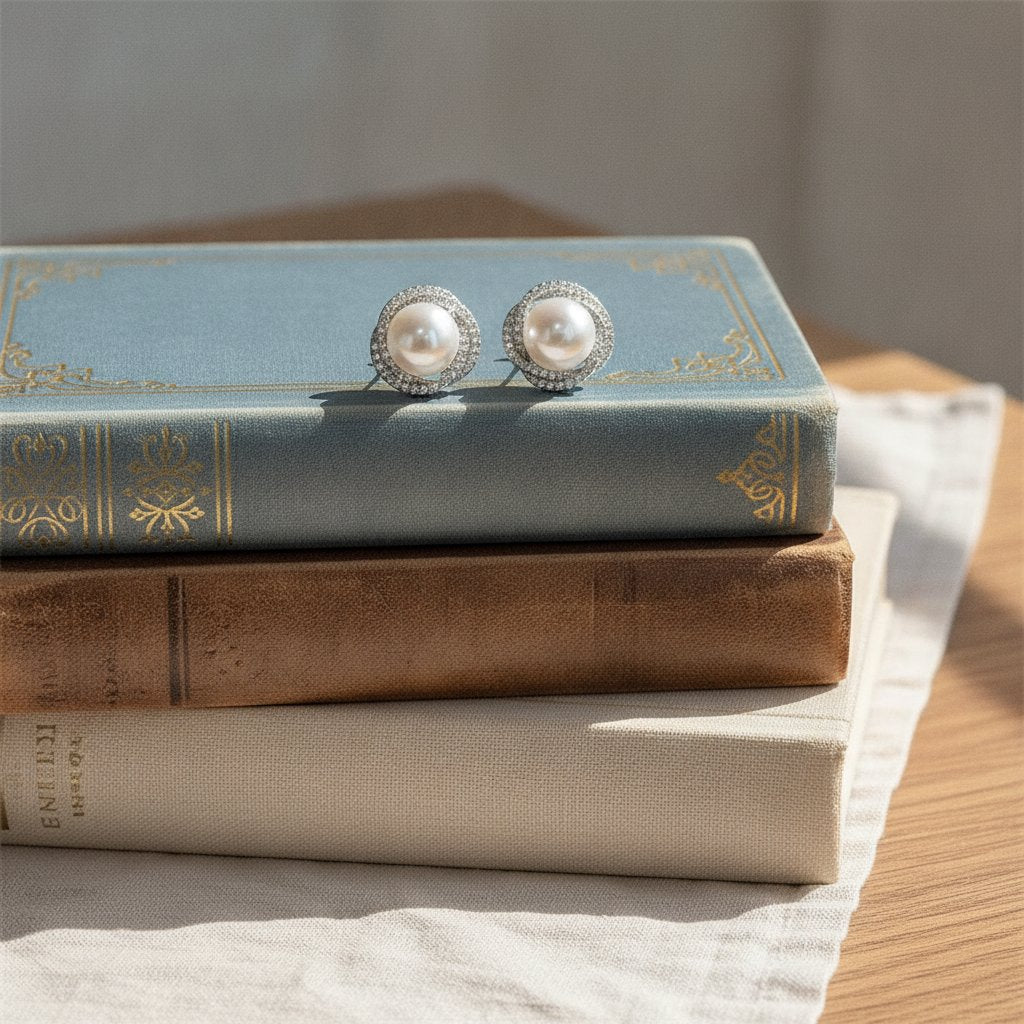 Elise Pearl Earrings