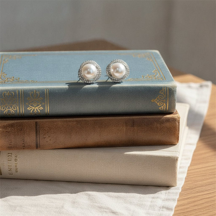 Elise Pearl Earrings