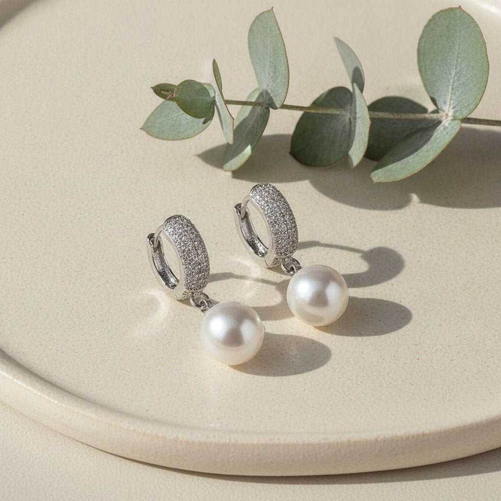 Elise Pearl Earrings