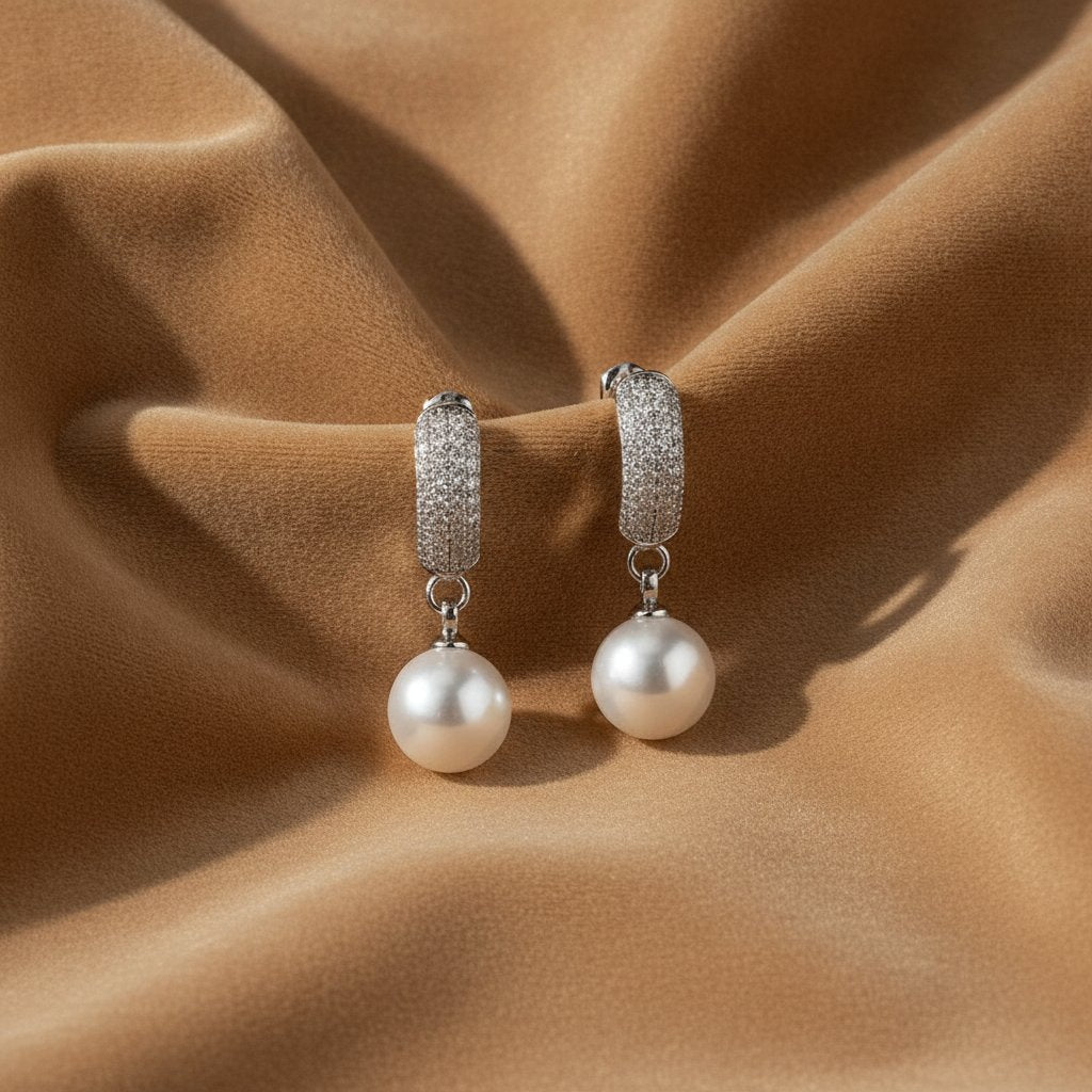 Elise Pearl Earrings