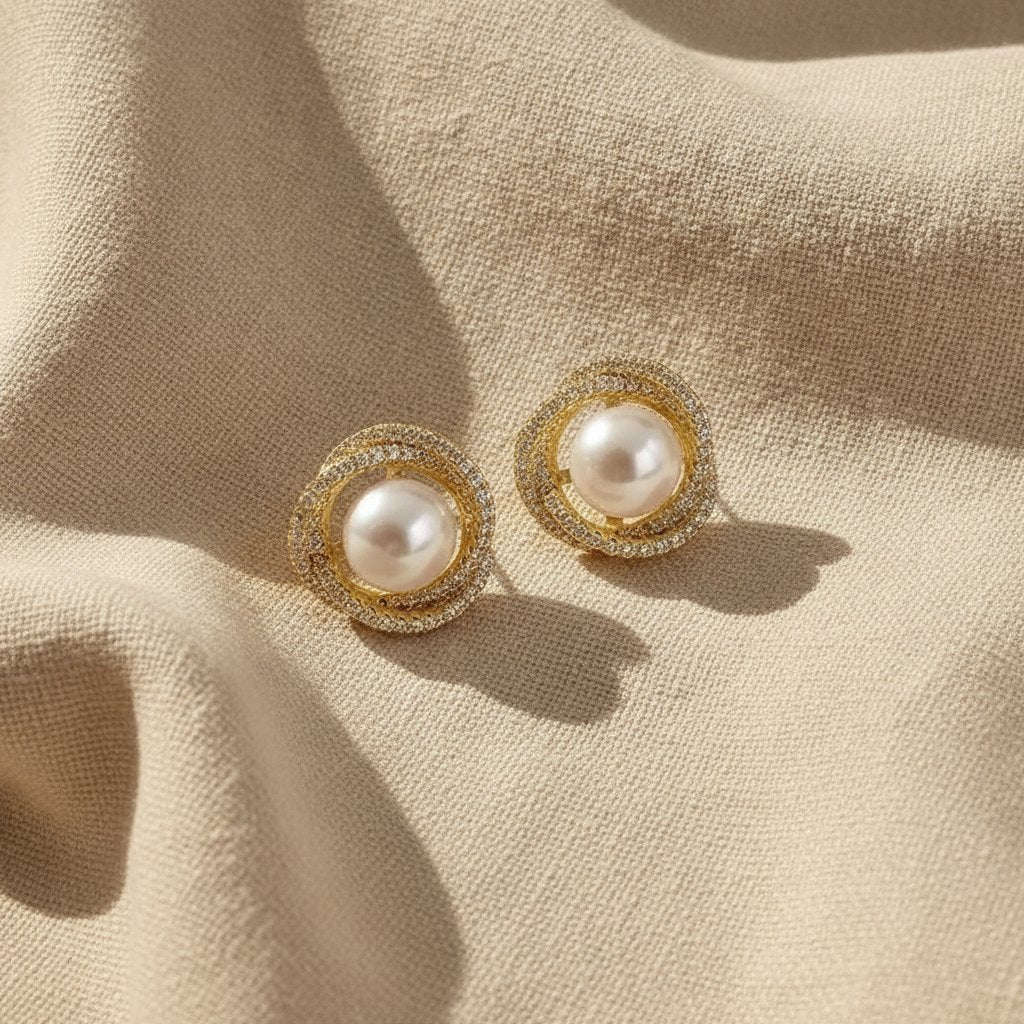 Elise Pearl Earrings