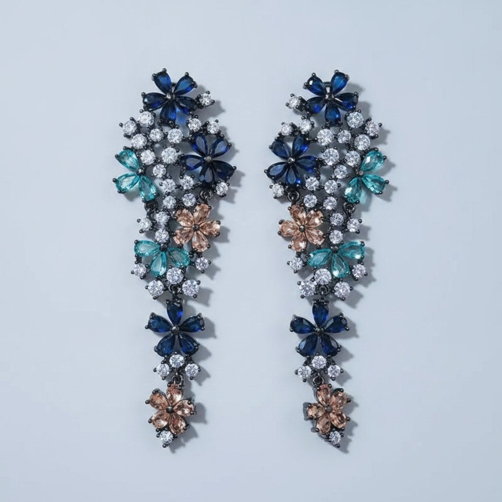 Elise Crystal Earrings