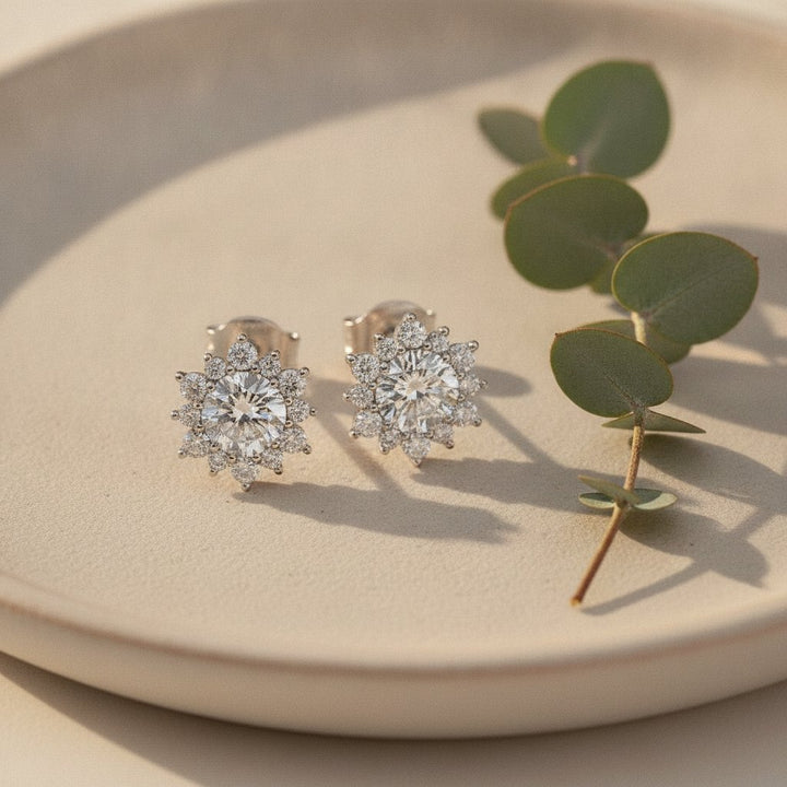 Clemence Moissanite Earrings