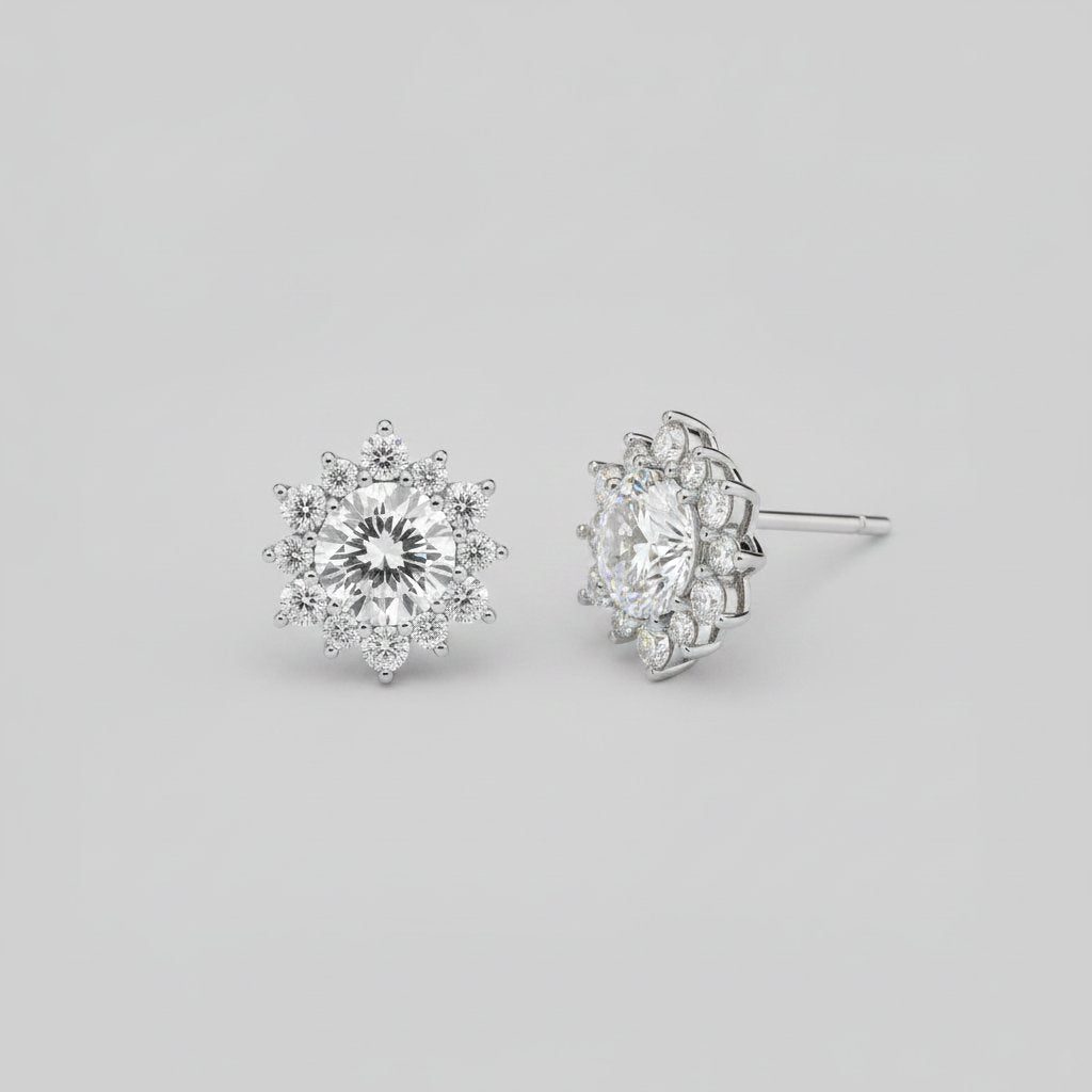 Clemence Moissanite Earrings