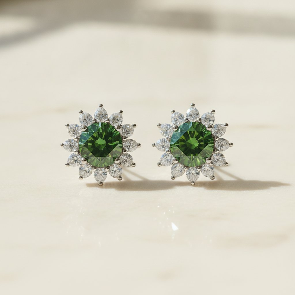 Fiora Moissanite Earrings