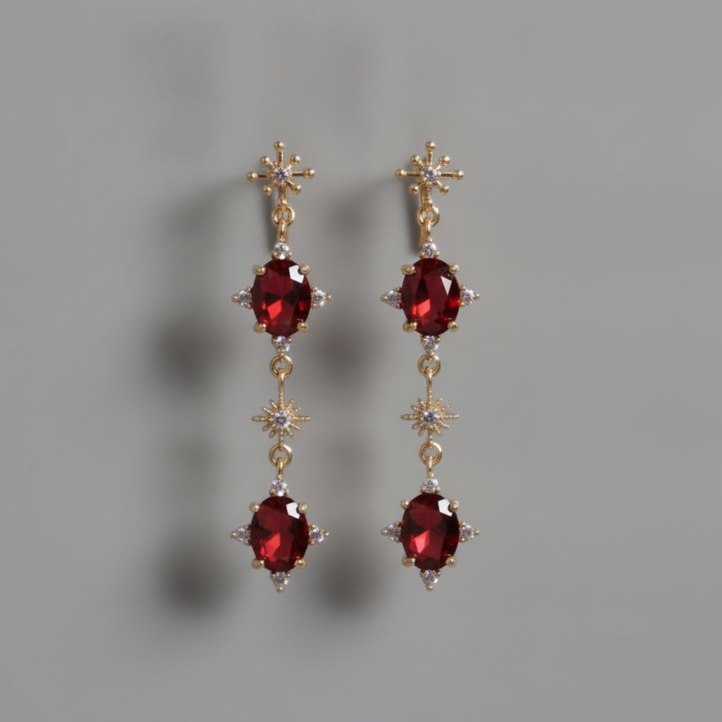 Beatrice Crystal Earrings
