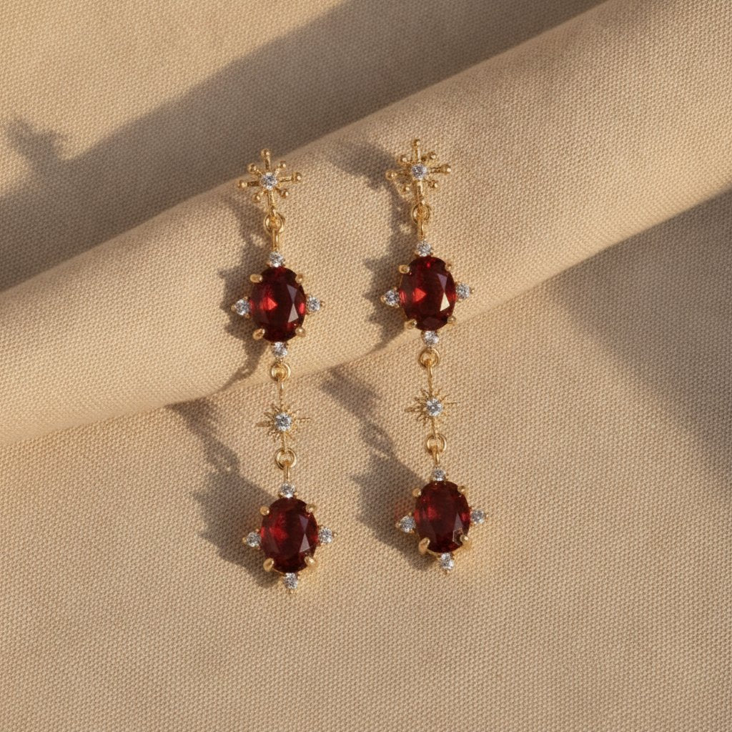 Beatrice Crystal Earrings