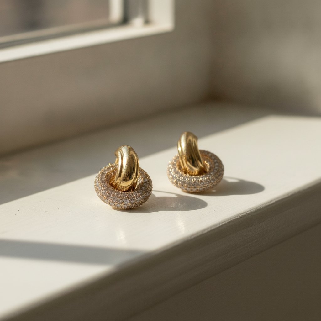 Aurore Gold Earrings