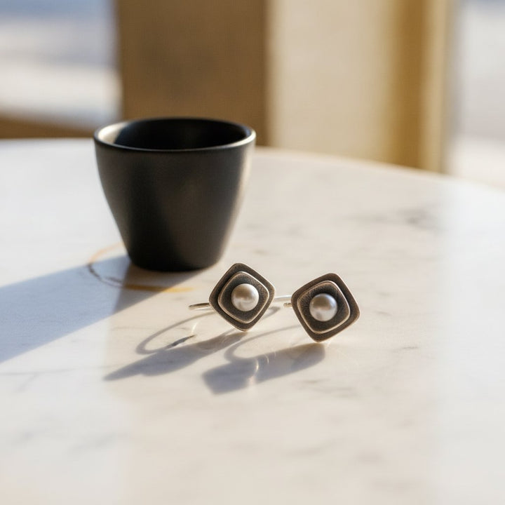 Zaria Pearl Earrings