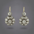 Orecchini vintage mandala con zirconi
