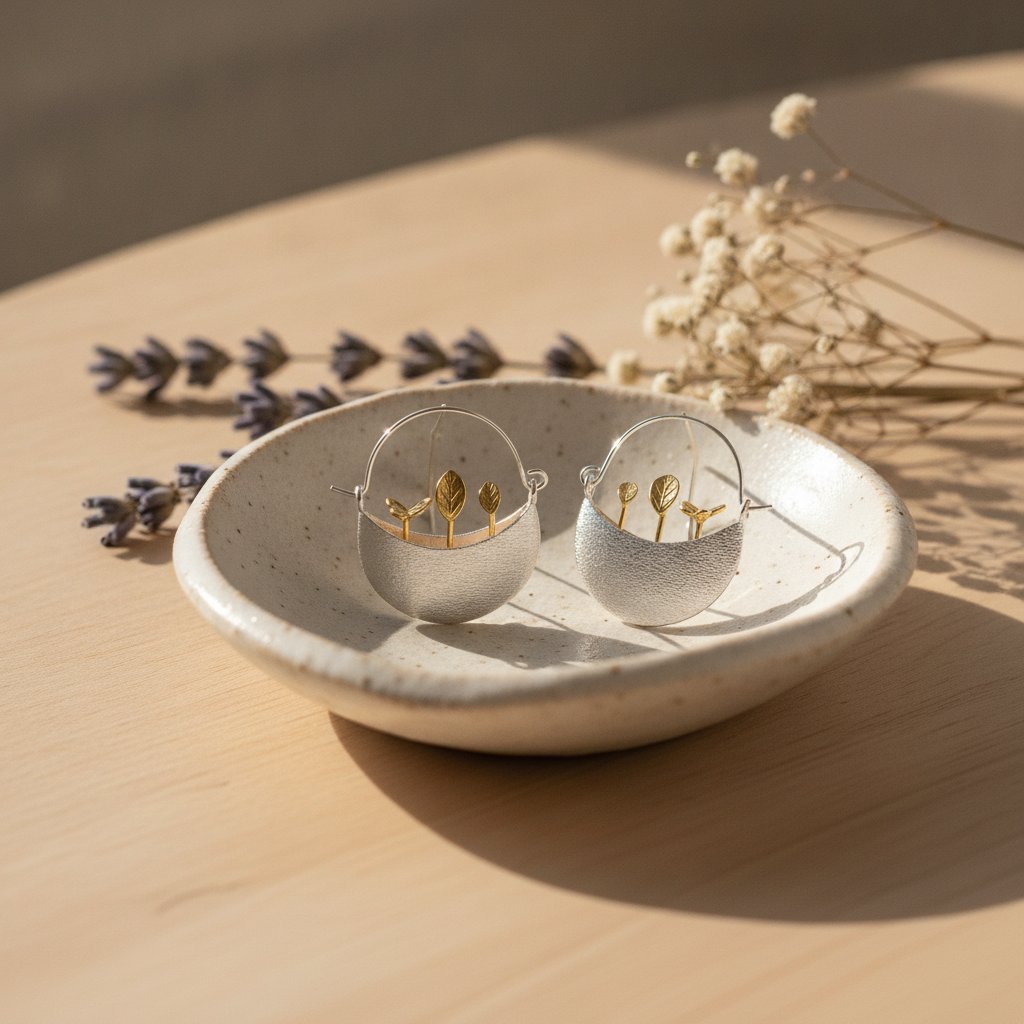 Cassia Gold Earrings