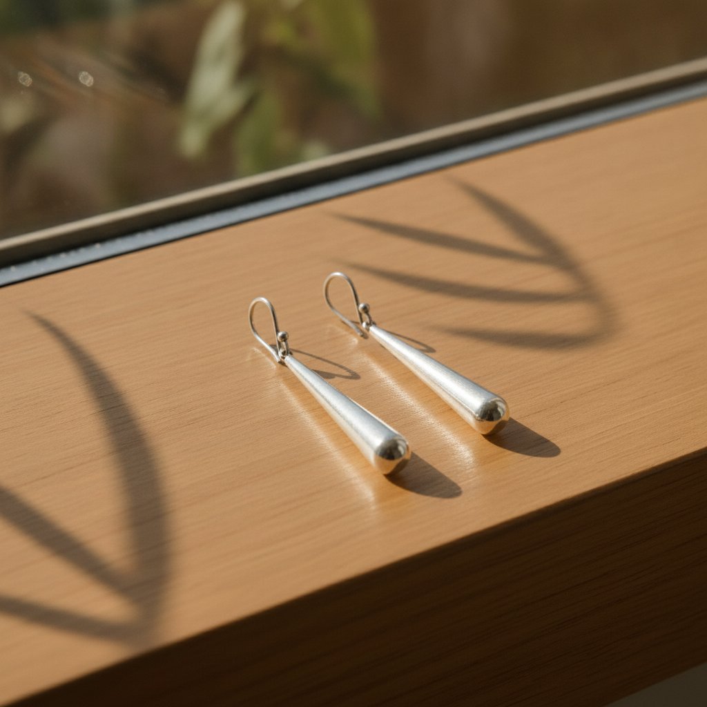 Cassia Silver Earrings