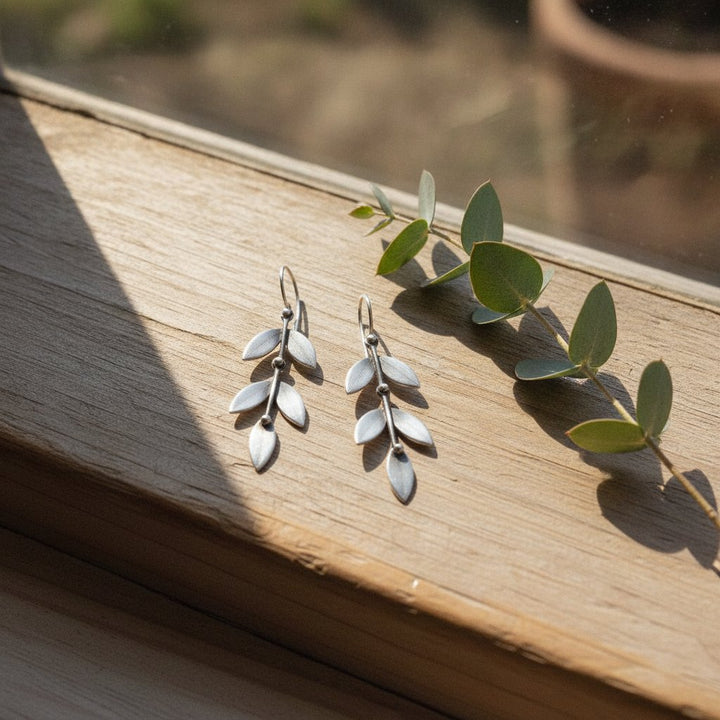 Cassia Silver Earrings