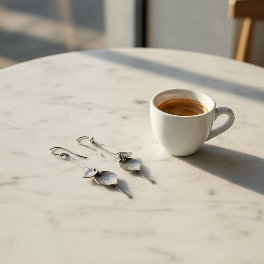 Cassia Silver Earrings