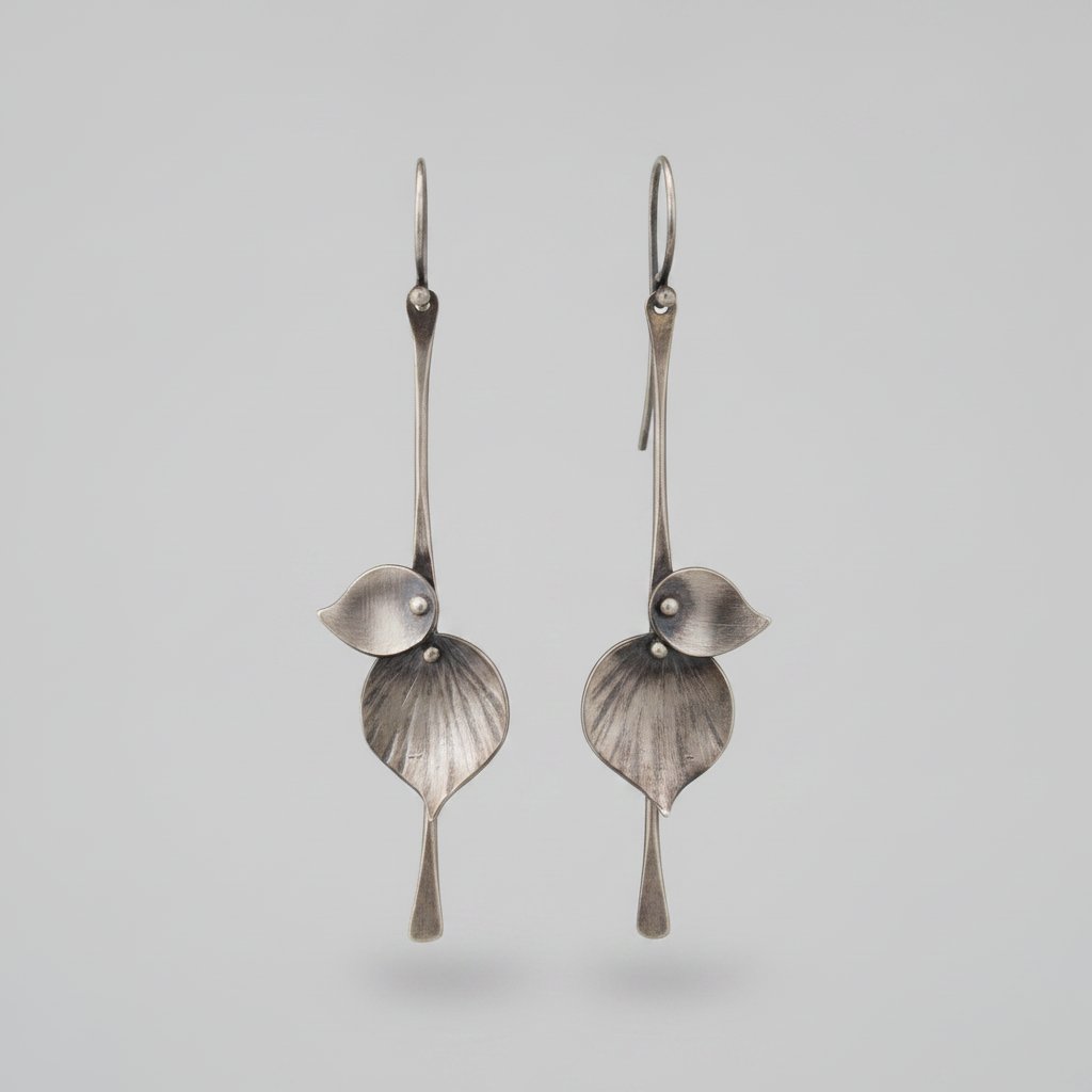 Cassia Silver Earrings