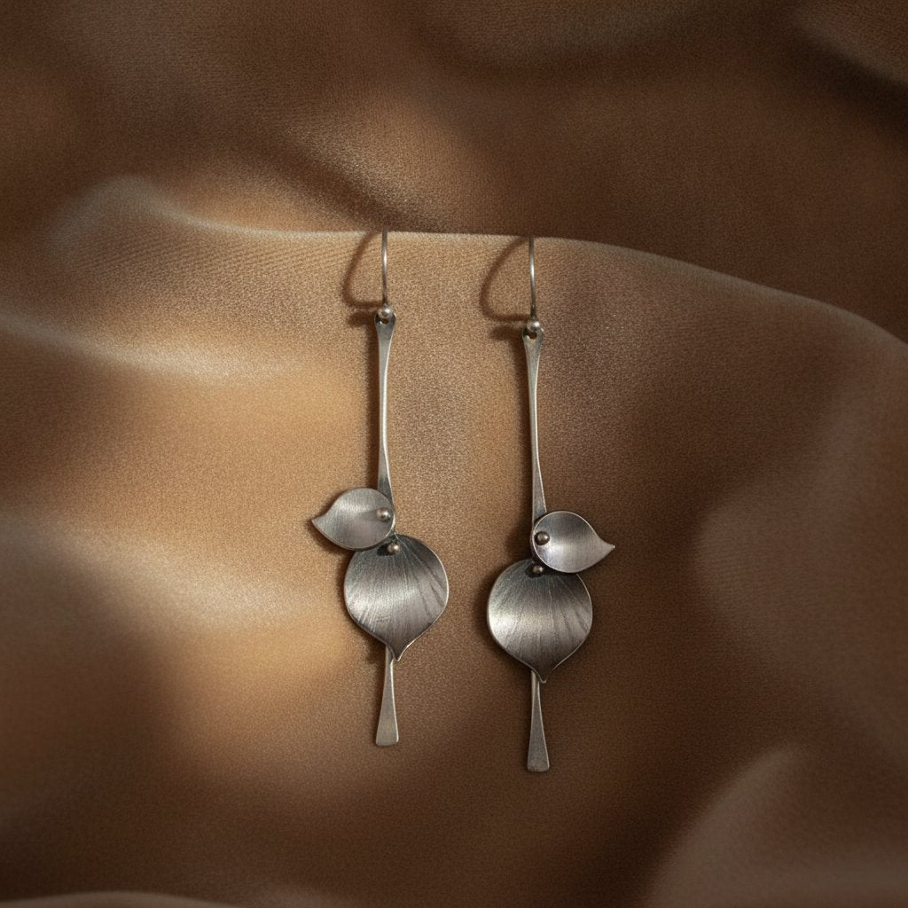 Cassia Silver Earrings