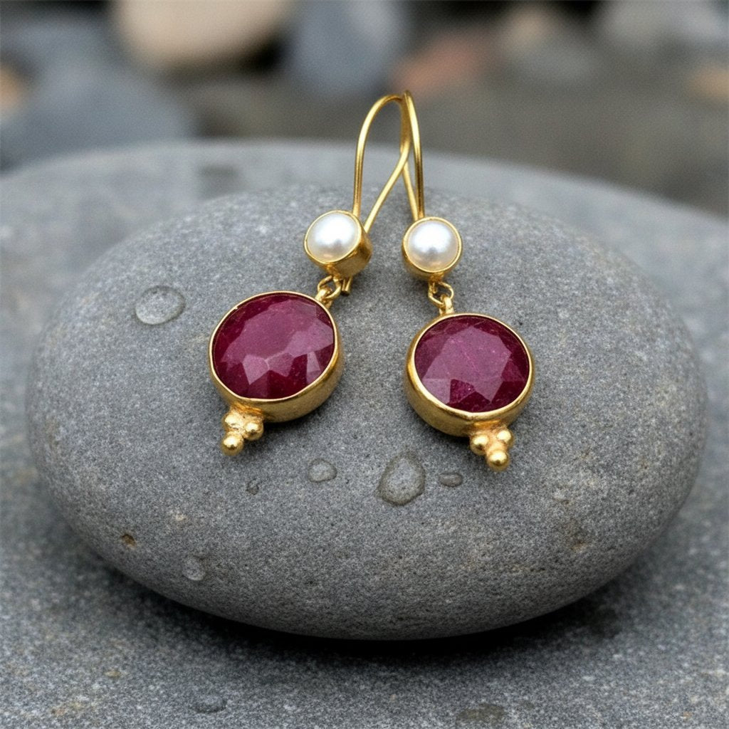Genevieve Gold Earrings