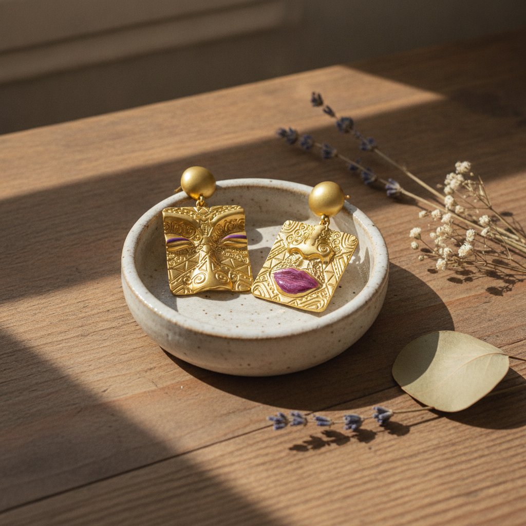 Isolde Gold Earrings