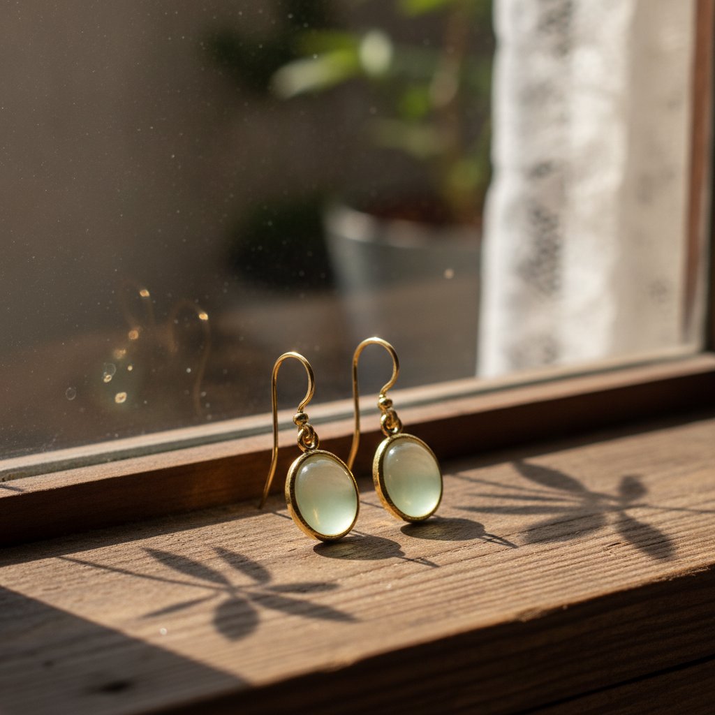 Elise Moonstone Earrings