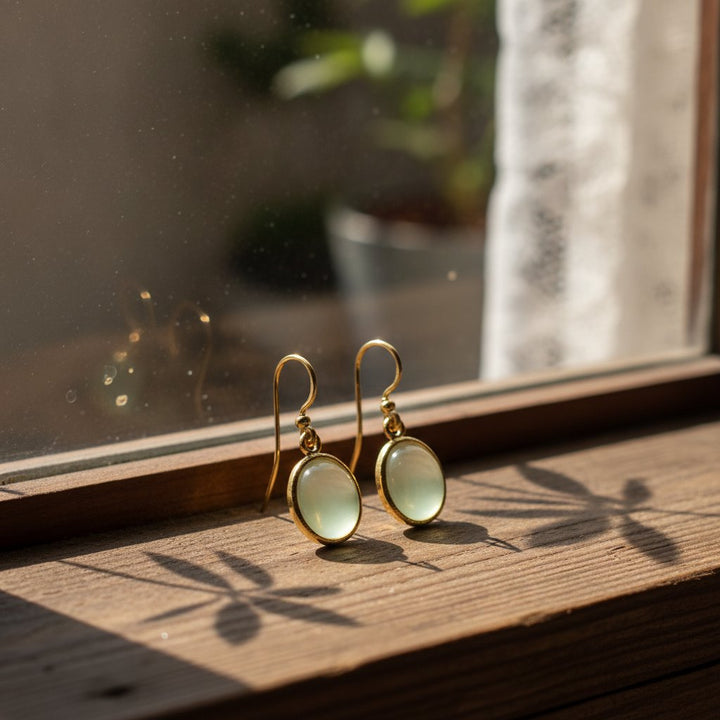 Elise Moonstone Earrings