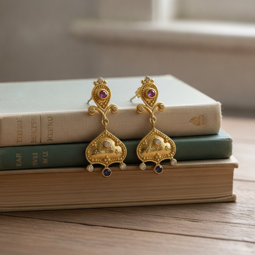 Elise Gold Earrings