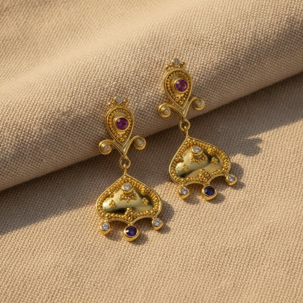 Elise Gold Earrings