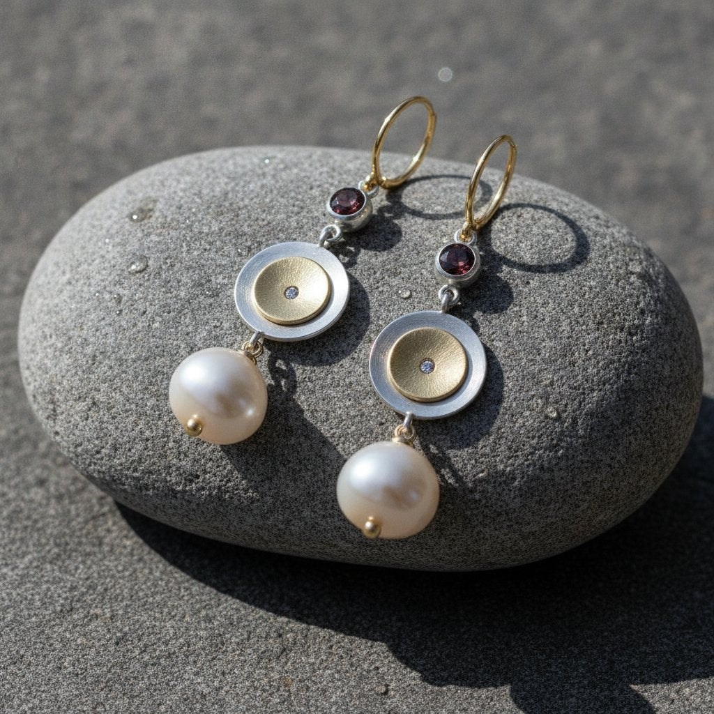 Elise Pearl Earrings