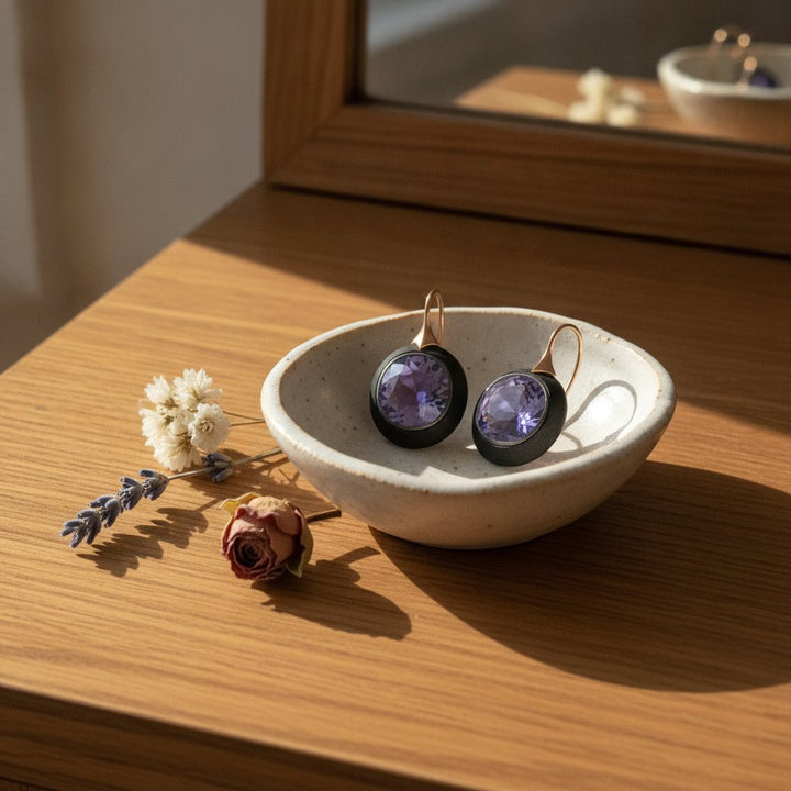 Ambre Vintage Earrings