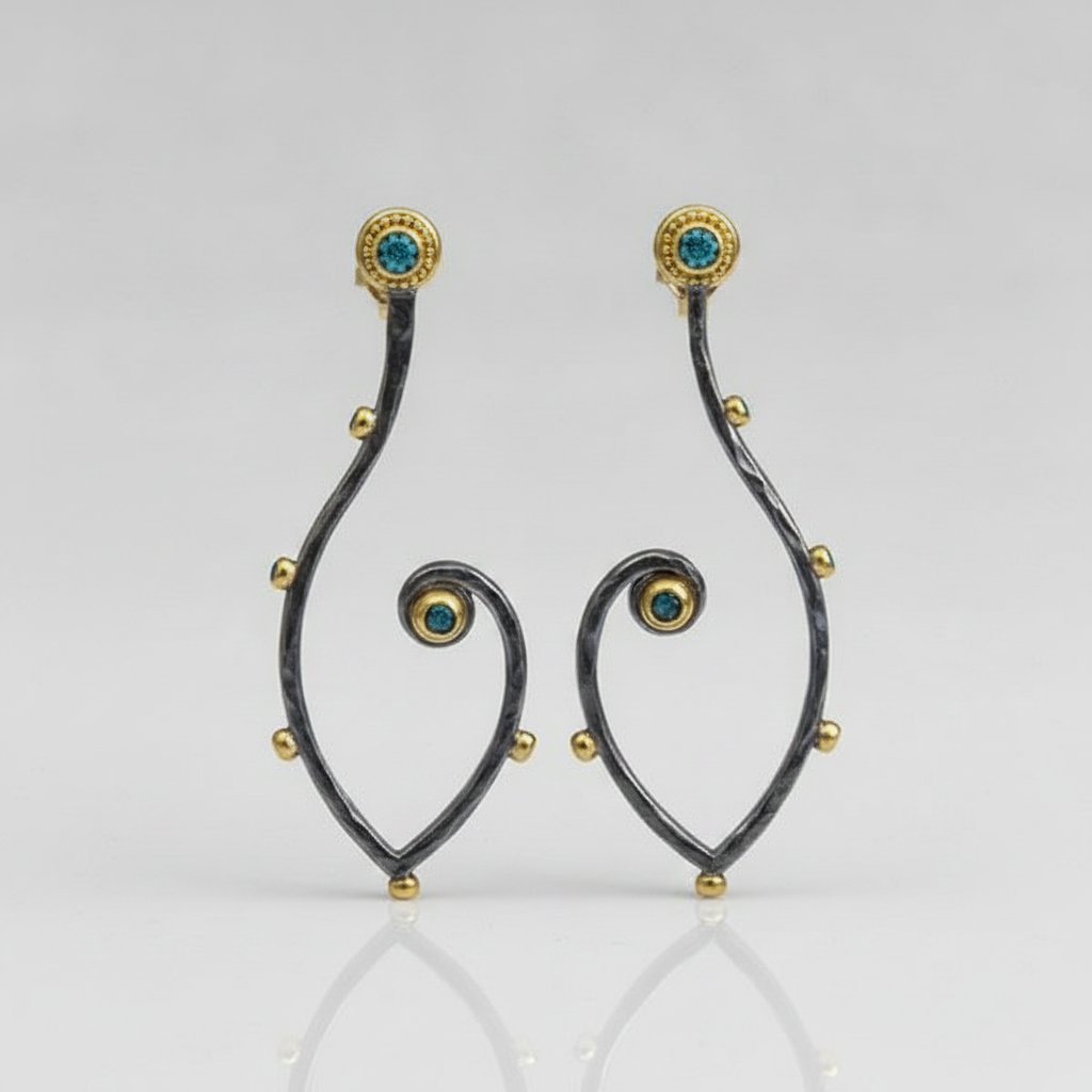 Ambre Vintage Earrings