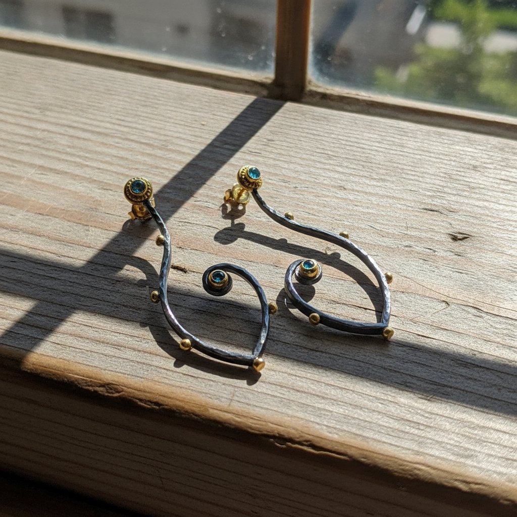 Ambre Vintage Earrings