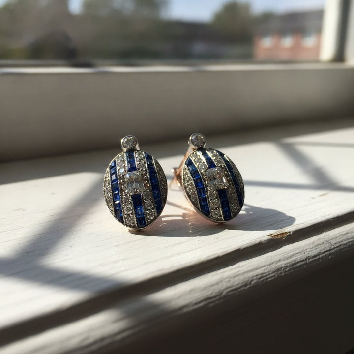 Celestine Sapphire Earrings