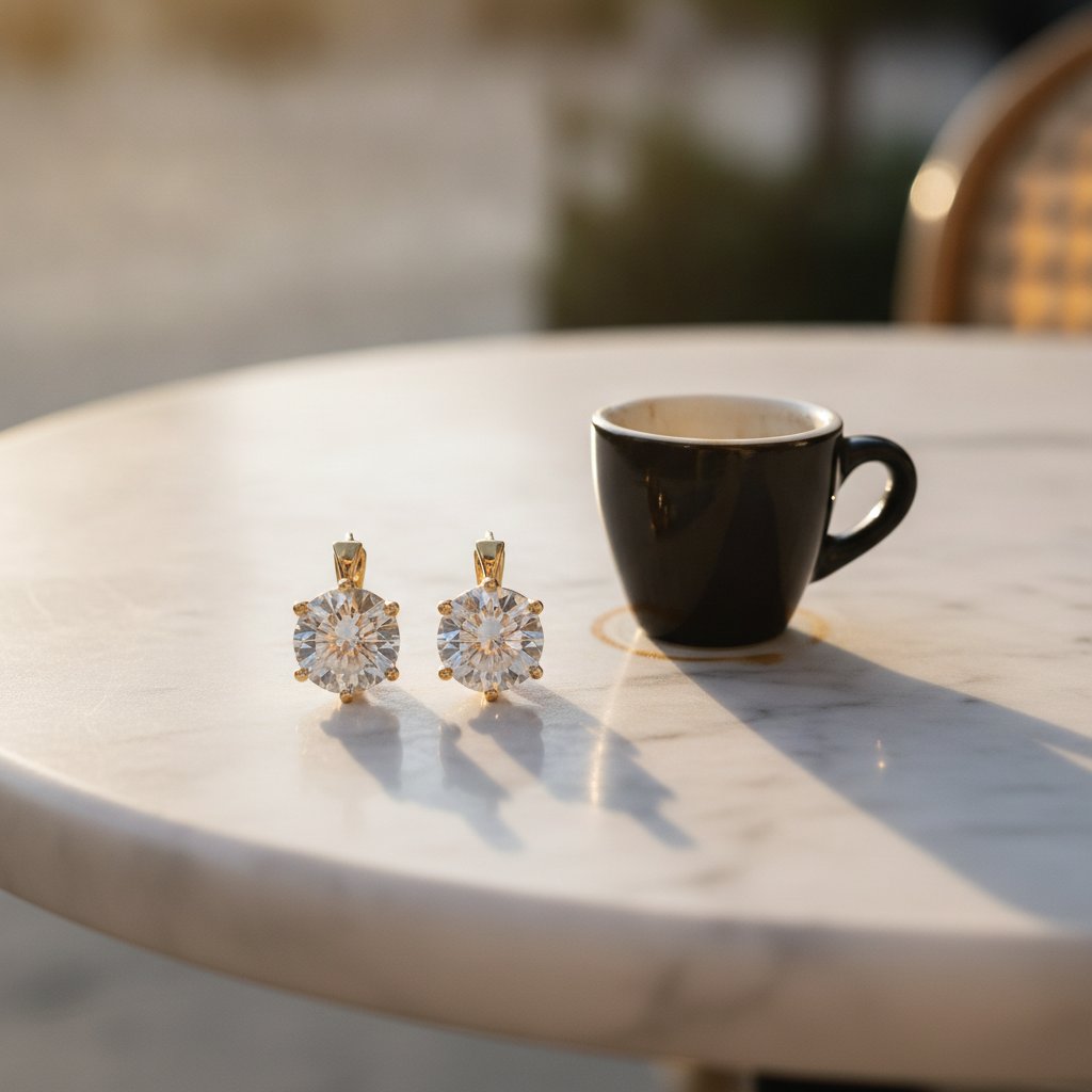 Celestine Crystal Earrings