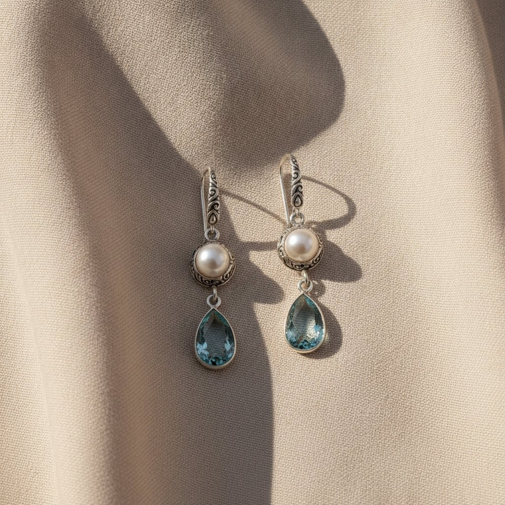 Zelie Pearl Earrings