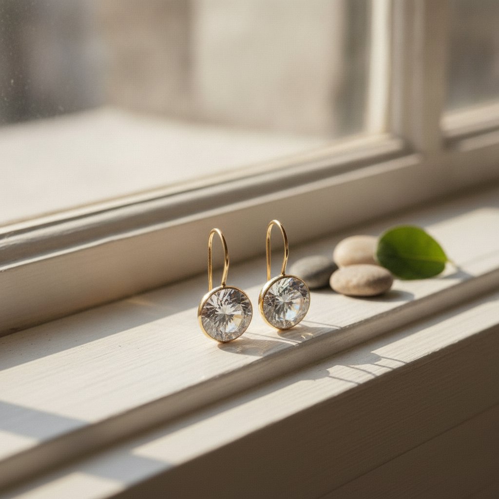 Alba Gold Earrings
