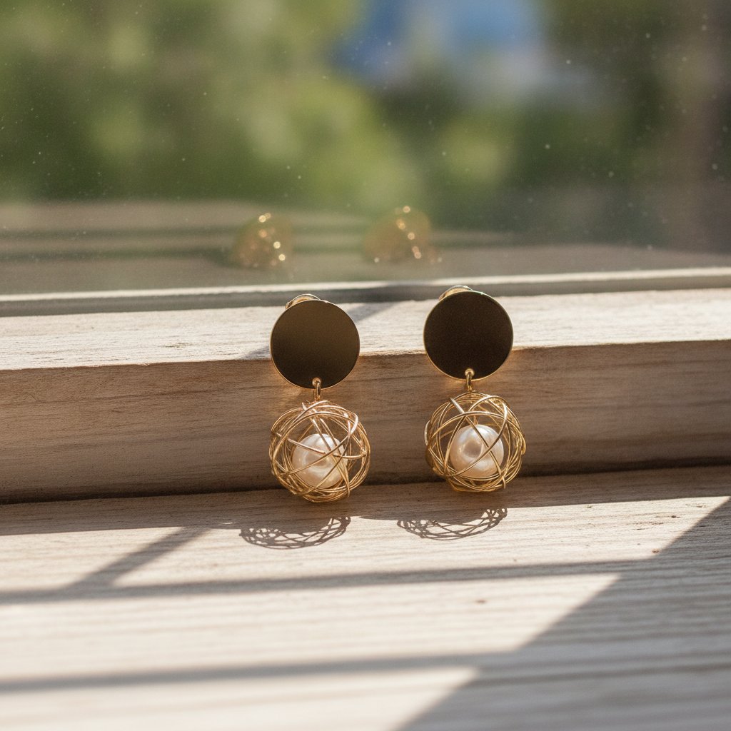Anouk Gold Earrings