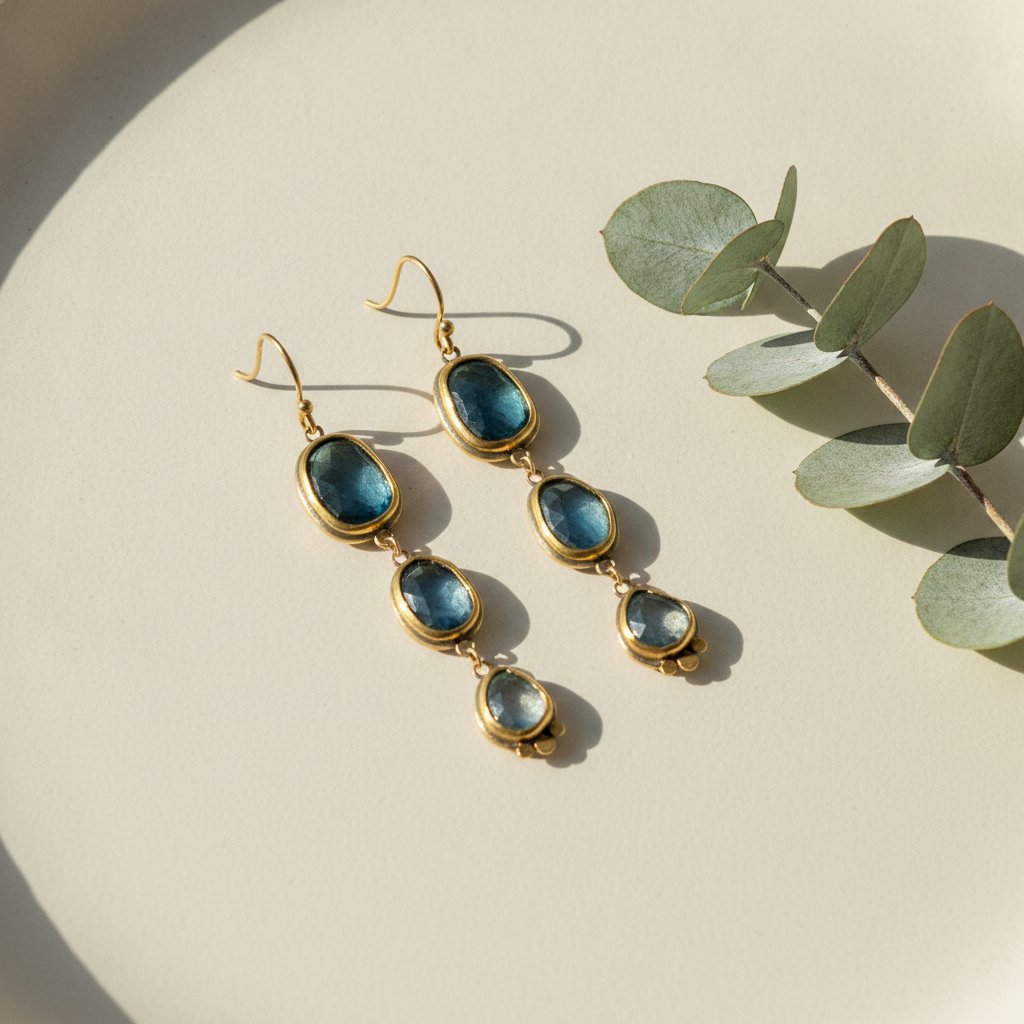 Sylvie Sapphire Earrings