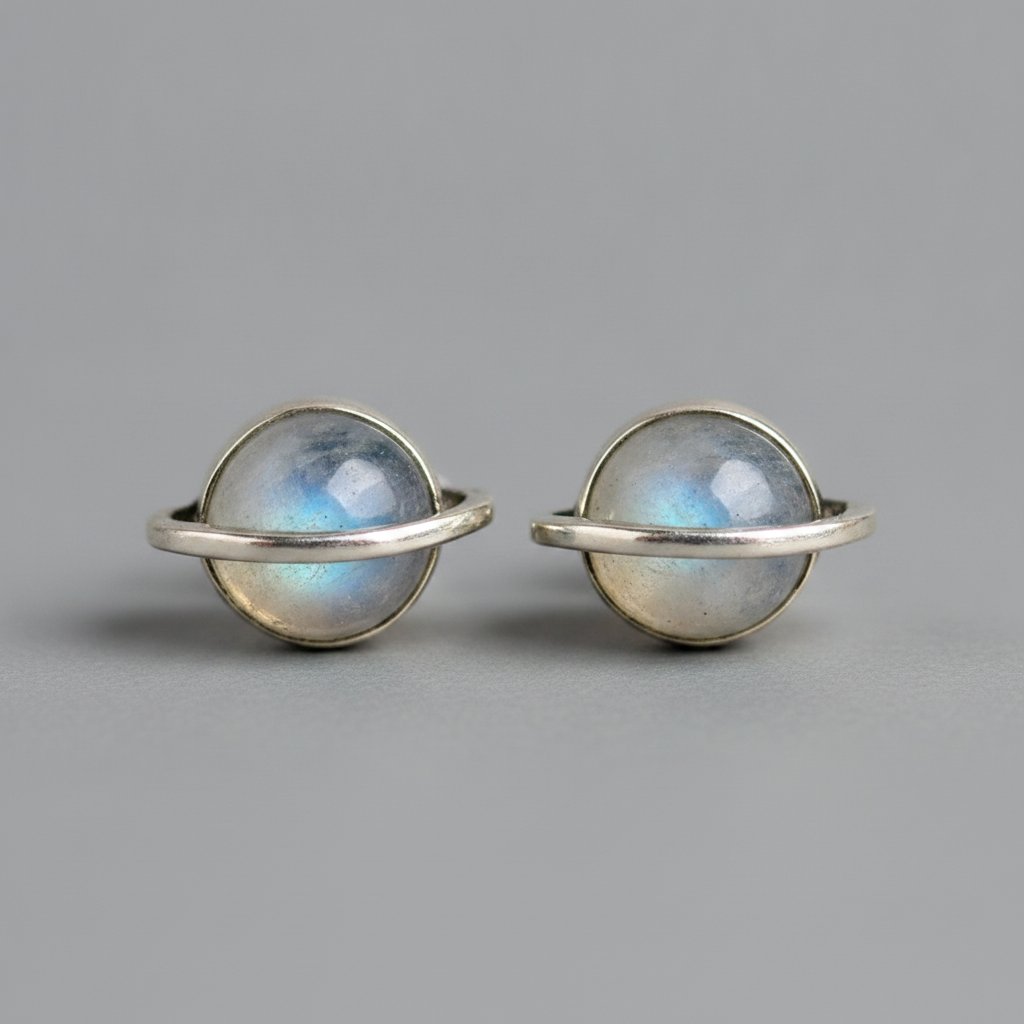 Thessaly Moonstone Earrings
