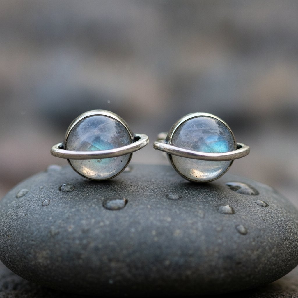 Thessaly Moonstone Earrings