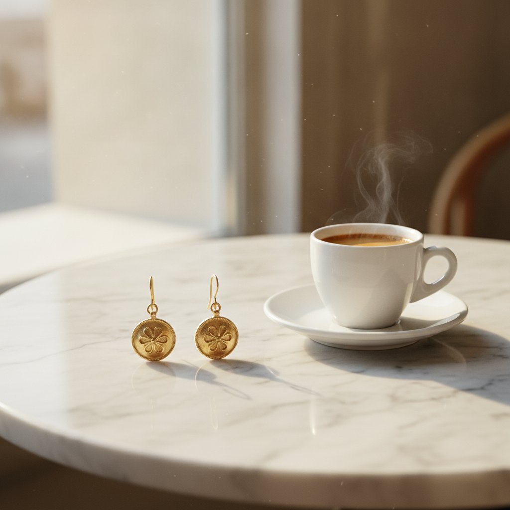 Thessaly Gold Earrings