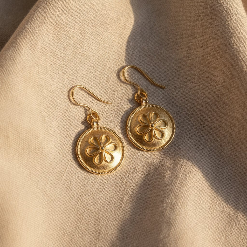Thessaly Gold Earrings
