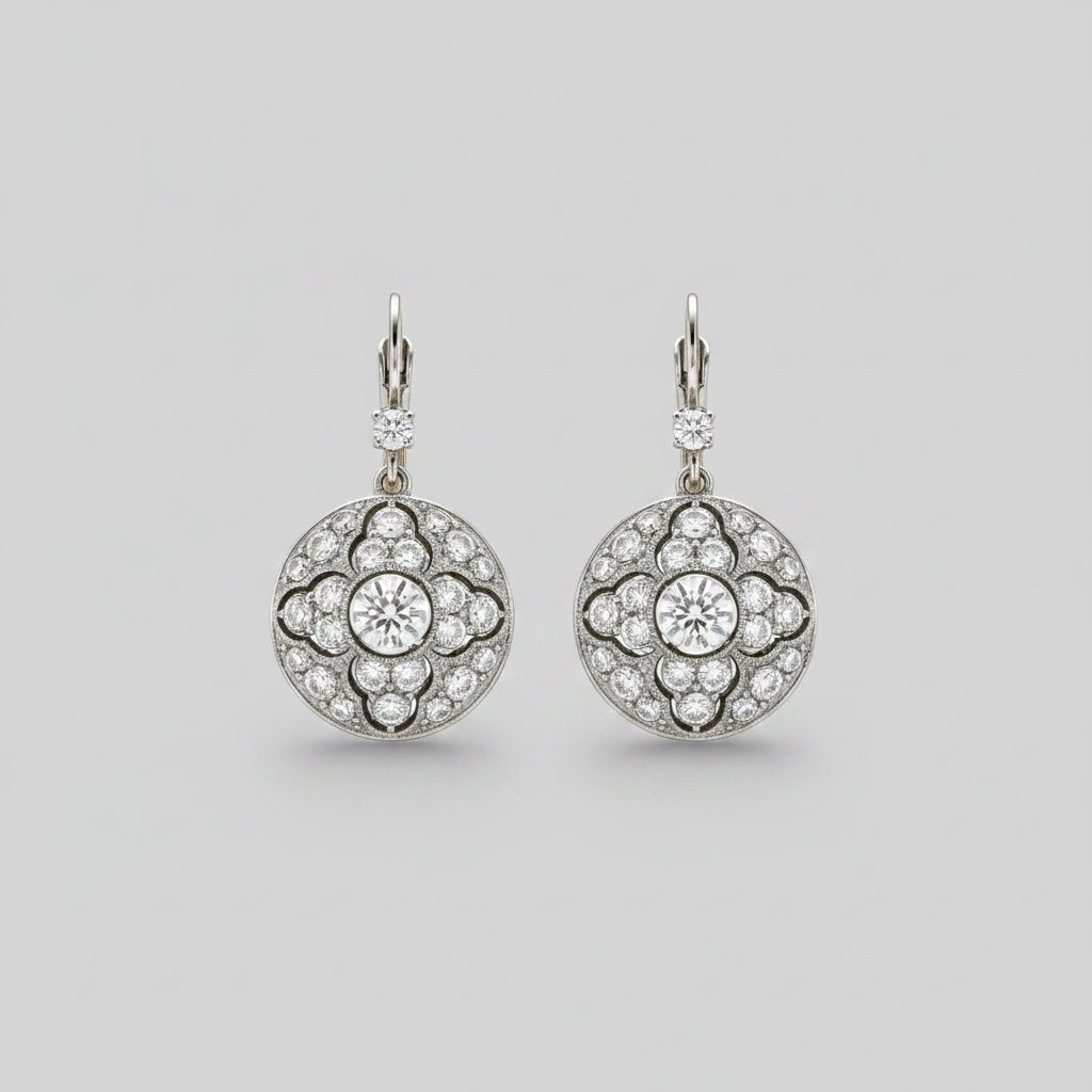 Fleur Crystal Earrings