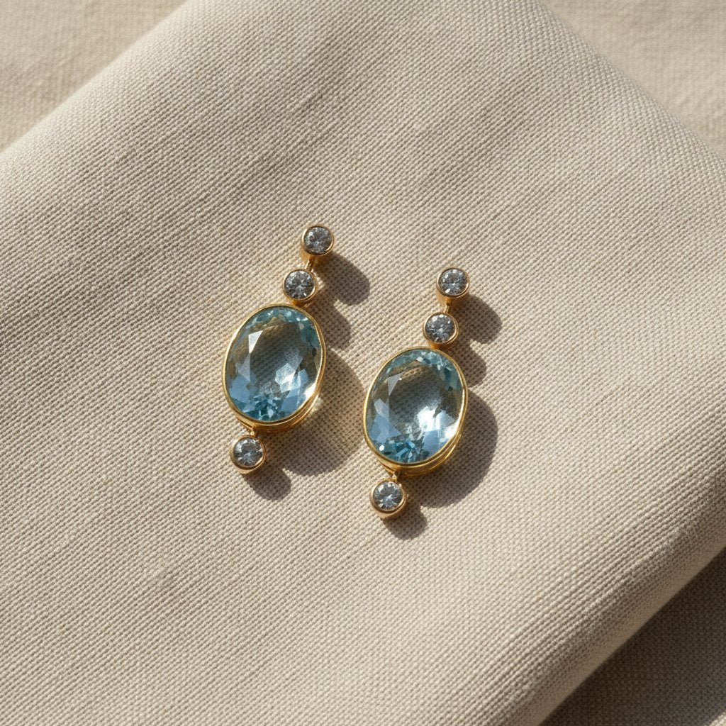 Fleur Zirconia Earrings