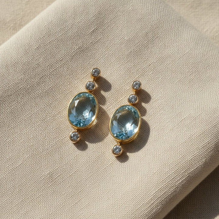 Fleur Zirconia Earrings