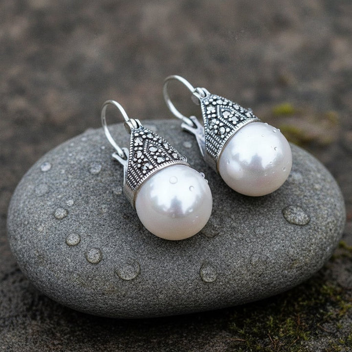 Fleur Pearl Earrings