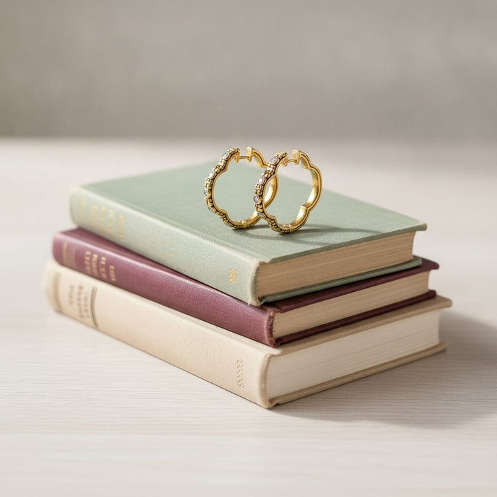 Fleur Gold Earrings