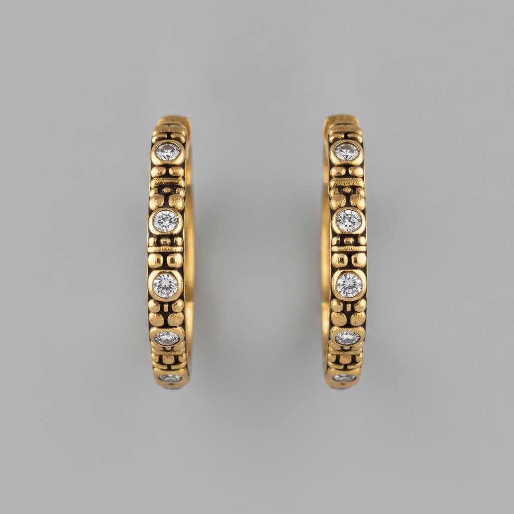Fleur Gold Earrings