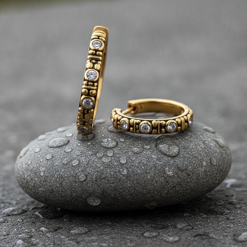 Fleur Gold Earrings