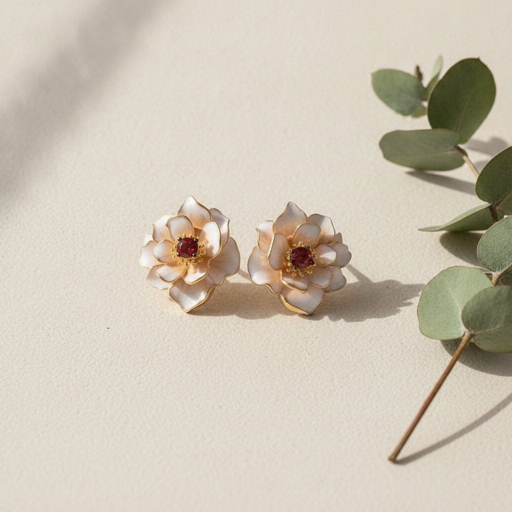 Fleur Gold Earrings