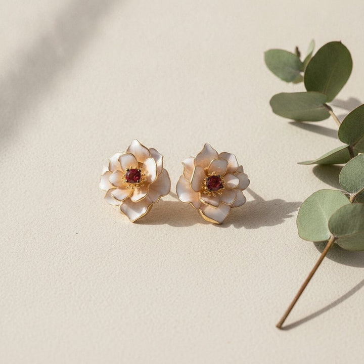 Fleur Gold Earrings
