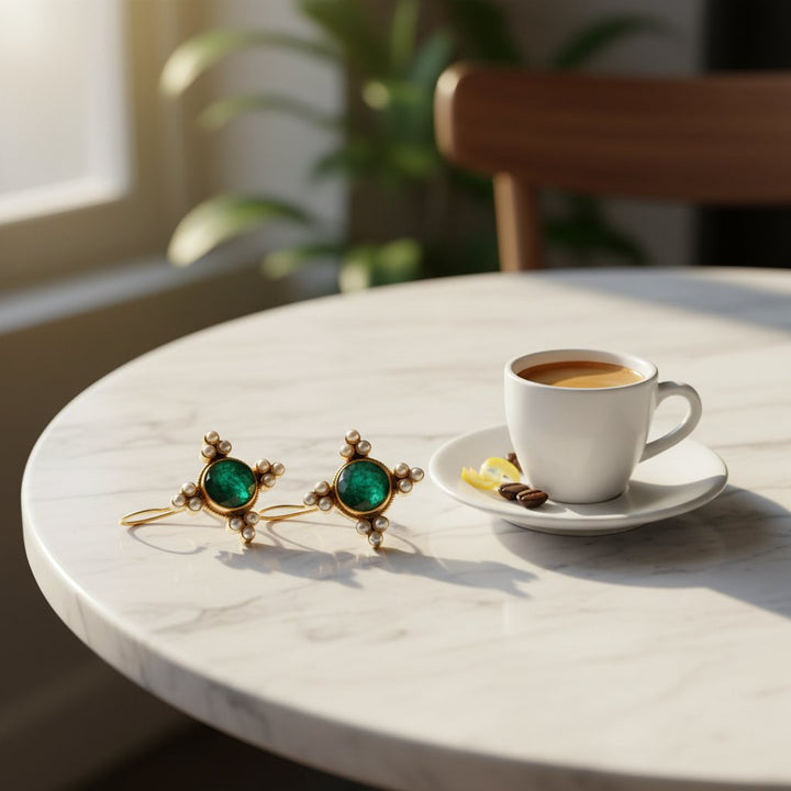 Fleur Pearl Earrings